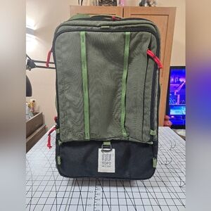 Topo Designs Green and Black Backpack